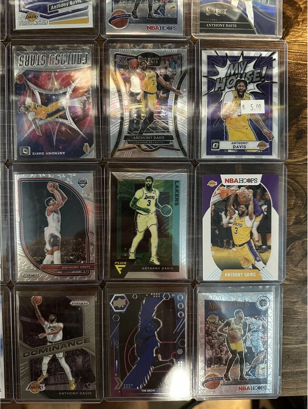 Anthony Davis Mavericks Lakers Pelicans 20 card lot! Panini inserts Prizm